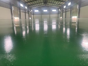 Thi Công Sơn Epoxy Hệ Lăn Rulo
